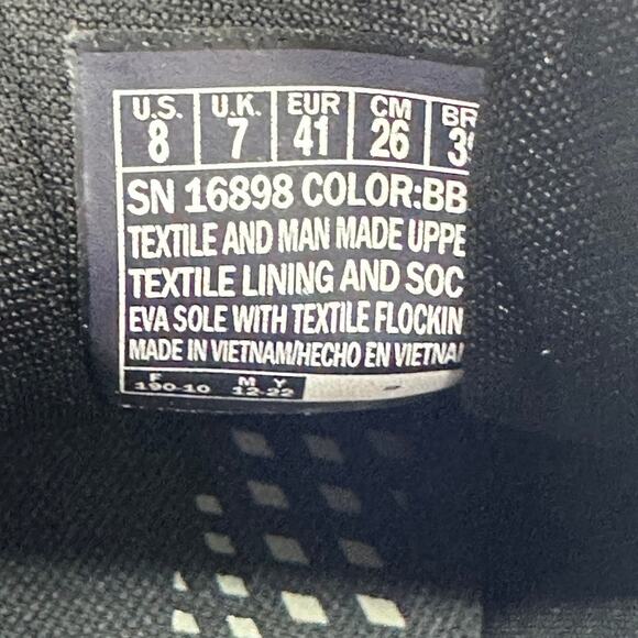 Skechers Men’s Air Cooled Memory Foam Lite-Foam Machine Washable Black Size 8 - Picture 7 of 7